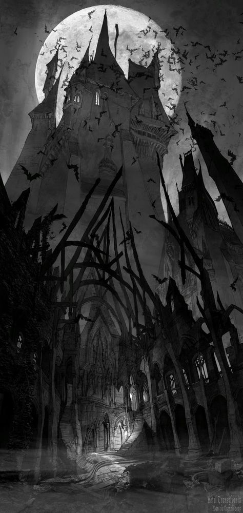 Dracula Castle, Dark Castle, Albrecht Durer, Hotel Transylvania, 다크 판타지, Gothic Horror, Fantasy Places, Arte Fantasy, Environment Concept Art