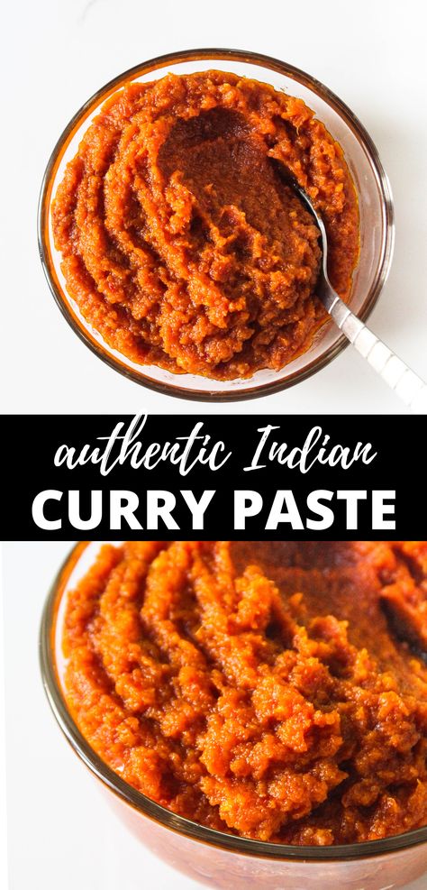 Indian Red Curry, Indian Curry Paste Recipe, Curry Base Recipe, Tadka Recipe, Curry Masala, Punjabi Style, Homemade Curry, Spice Mix Recipes, Curry Recipes Indian