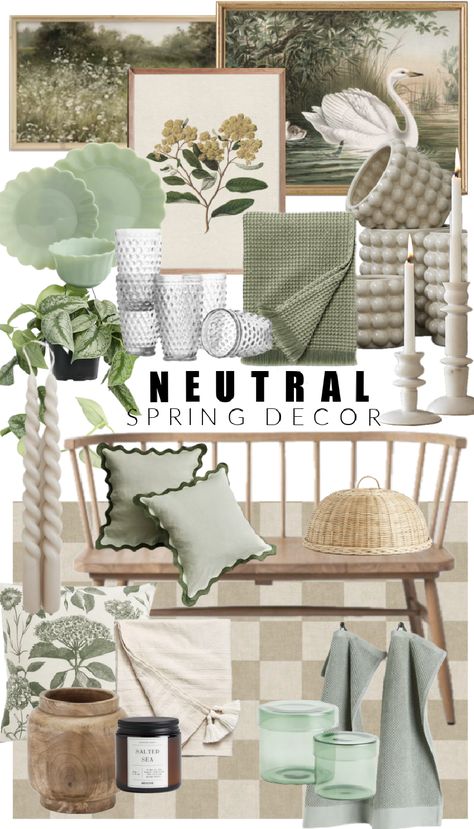 Spruce up your home for spring with these neutral decor favorites! #spring #springdecor #springdecorating #springinspiration Modern Spring Decor, Neutral Spring Decor, Hallway Inspiration, Transforming Furniture, Decorating Advice, Budget Home Decorating, Counter Decor, Spruce Up Your Home, Friday Favorites