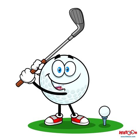 Golf Ball Cartoon Character 😉⛳️🏌🏻 . . . . #activity #ball #art #cartoon #champion #character #clipart #club #comic #cute #drawing #funny #exercise #fitness #game #graphic #golf #healthy #hobby #icon #illustration #instadaily #instaartist #instagood #hittoon #logo #outdoor #play #sport #vector Golf Doodles, Funny Golf Pictures, Golf Cartoon, Golf Drawing, Funny Exercise, Ball Cartoon, Sport Vector, Drawing Funny, Golf Pictures