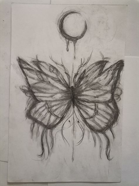 Butterfly Sketch, Art Painting Tools, Art Textiles, Animation Art Sketches, Meaningful Drawings, Art Sketches Pencil, Butterfly Drawing, Best Tattoo Designs, Gcse Art