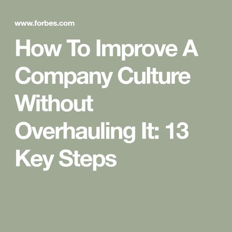 How To Improve Work Culture, Culture Ideas For Work, Improving Workplace Culture, Building Culture At Work, How To Write Up An Employee, 1:1 Meetings With Employees, Company Culture Ideas, Interview Etiquette, Culture At Work