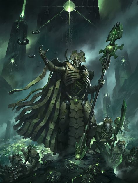 ArtStation - Warhammer 40k - Necrons Codex Cover Art Necrons 40k Art, Necron Art, Warhammer Necrons, Warhammer Marine, Warhammer 40k Necrons, Dc Comics Wallpaper, 40k Artwork, Warhammer 40k Art, Warhammer Art