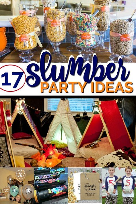 Family Slumber Party Ideas, Tropical Sleepover, Slumber Party Ideas, Slumber Party Activities, Whimsical Words, Boy Sleepover, Bday Themes, Birthday Sleepover Ideas, Slumber Party Birthday