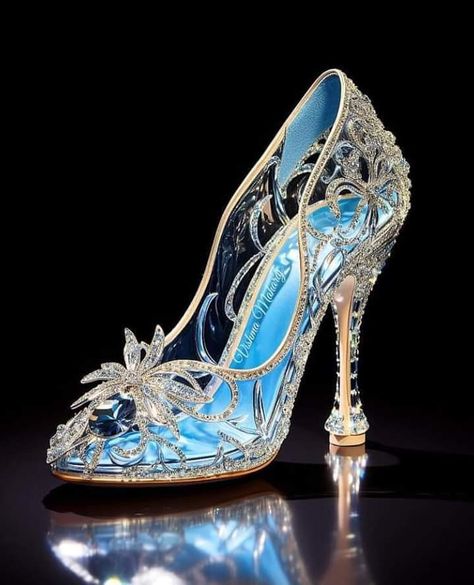 Glass Slipper Aesthetic, Royal Heels, Slipper Aesthetic, Whimsical Shoes, Glass Heels, Fairy Shoes, Cinderella Costume, Heels Aesthetic, Princess Core