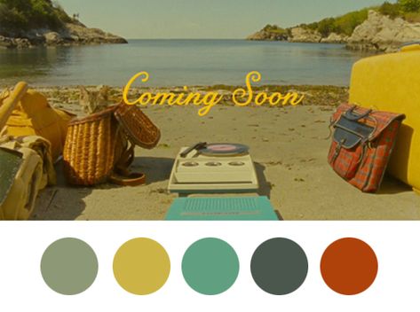 Inspiration Gallery: Wes Anderson Color Palettes | DesignContest Wes Anderson Room, Wes Anderson House, Wes Anderson Color, Wes Anderson Decor, Wes Anderson Design, Wes Anderson Color Palette, Wes Anderson Inspired, Wes Anderson Aesthetic, Anderson Aesthetic