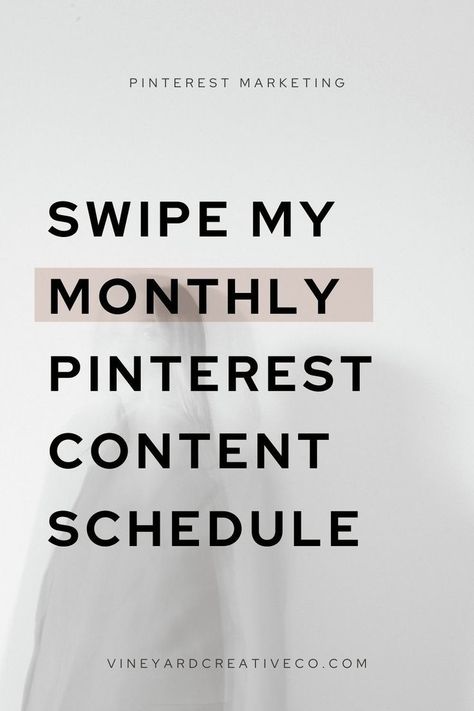 Say goodbye to content stress with my monthly Pinterest content schedule guide. Increase your Pinterest Strategy, learn how to schedule for optimized Pinterest SEO, and get Pinterest marketing tips to help you get your content seen.  Find more Pinterest and online business tips and strategy at VineyardCreativeCo.com. Content Schedule, Pillar Content, Marketing Checklist, Online Business Tips, Content Plan, Pinterest Growth, Pinterest Keywords, Pinterest Seo, Pinterest Management