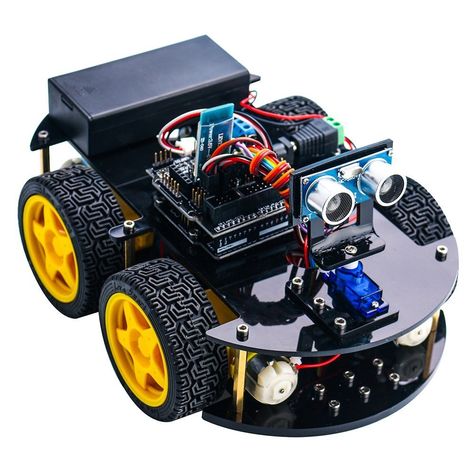 Car Learning, Robot Chassis, Industrial Robotic Arm, Learn Robotics, Arduino Robot, Mobile Robot, Robotics Engineering, Robotics Projects, Robot Kits