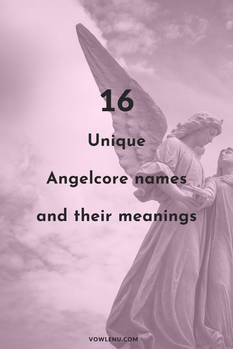 Divine and aesthetic Angelcore names perfect for fictional characters, nicknames, baby names, and even as the basis for usernames. Angel Username For Instagram, Angelic Username Ideas, Rare Aesthetic Words For Usernames, Rare Username Ideas For Instagram, Aesthetic Usernames With Meaning, Spiritual Usernames For Instagram, Nicknames With Deep Meaning, Angel Username Ideas, Spiritual Usernames