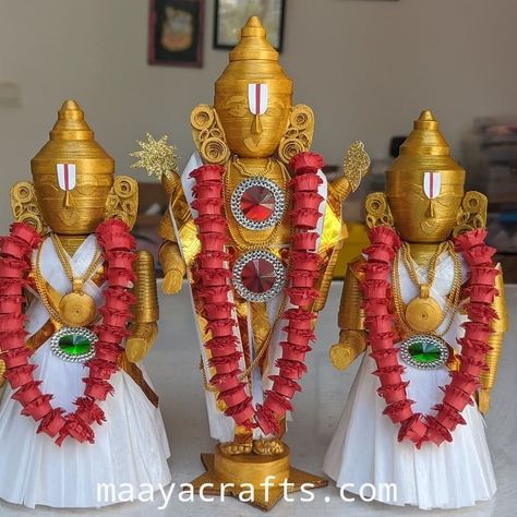 3d Quilling Dolls, Diy Golu Dolls, Bommala Koluvu, Diy Dolls Making, Doll Makeover, Quilling Dolls, Newspaper Crafts Diy, Paper Quilling Earrings, Quilling Work