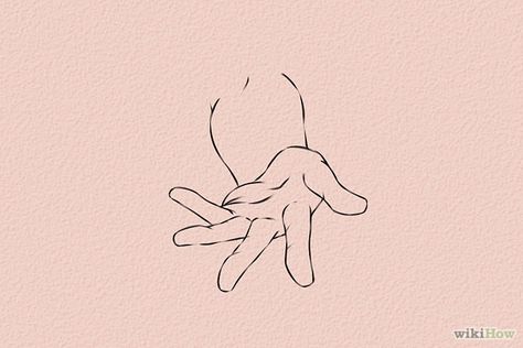 6 Ways to Draw Anime Hands - wikiHow Draw Anime Hands, Hand Reaching Out Drawing, Drawing Anime Hands, Learn To Draw Anime, Anime Hands, Drawing Tutorial Face, Hand Drawing Reference, Draw Anime, Hand Reference