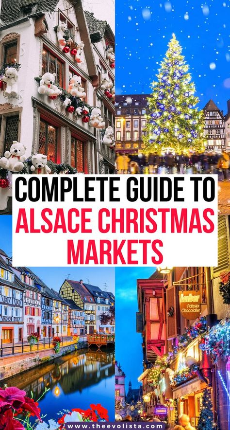 Travel Guide to Alsace Christmas Markets in December. Best Christmas Markets to visit, where to stay, what to eat and what to buy. Alsace France December | Visiting Strasbourg in December | Strasbourg Christmas | Strasbourg France Christmas | Colmar France Christmas | Best Christmas markets in France | Strasbourg christmas markets | Obernai | Kaysersberg | France in December | France in winter | Alsace in winter | Strasbourg winter | Christmas markets Europe #France #Strasbourg #Colmar #Alsace Strasbourg Winter, Colmar France Christmas, Christmas Strasbourg, Strasbourg France Christmas, Kaysersberg France, France In Winter, France In December, Best European Christmas Markets, Prague Christmas Market