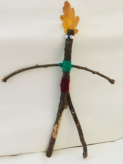 Stick Man Forest School, Stick Man Craft, Stick Man Activities Eyfs, Stickman Activities Eyfs, Stick Man Activities, Stick Man Costume, Wood Sticks Crafts, Forest School Activities, Man Crafts