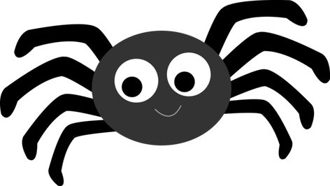 Pin the Spider on the Web Free Printable Halloween Spider Clip Art, Spider Template, Spider Printable, Spider Clipart, Spider Cartoon, Moldes Halloween, Spider Drawing, Halloween Printables Free, Halloween Chocolate