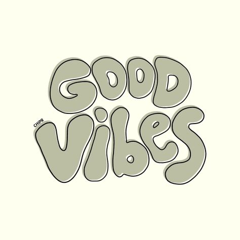 good vibes procreate art and lettering Good Vibes Widget, Design Kaos Aesthetic, Aesthetic Logo Design Ideas, Procreate Designs, Vibes Logo, Lettering Procreate, Printable Wall Collage, Flat Logo Design, Good Logo