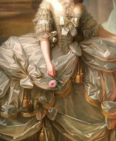 Masterpieces in Detail Rococo Aesthetic, Rococo Art, Rococo Fashion, Court Dresses, Royal Aesthetic, 18th Century Fashion, Victorian Art, Aesthetic Painting, Classical Art