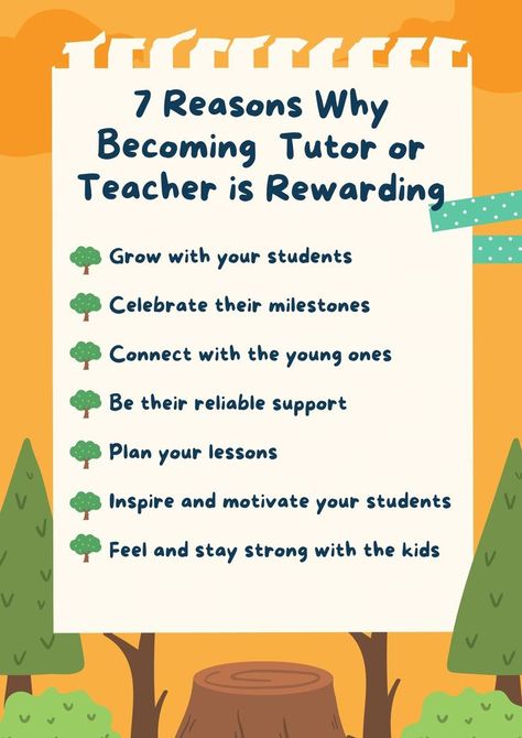 Are you considering being a tutor/teacher? When you become a tutor or teacher, you are guiding our younger generations to lead our future. You have a great responsibility and you have to be passionate about teaching as well as knowing your purpose as a teacher. Today, we break down 7 reasons why becoming a tutor or teacher is one of the most rewarding careers. How To Be A Great Teacher, How To Be A Good Teacher, How To Become A Teacher, Tutoring Aesthetic, Tutor Aesthetic, Tutor Tips, Teaching Aesthetic, Teaching Job Interview, Teacher Teaching Students