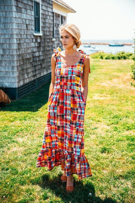 Madras Fabric, Kiel James Patrick, Preppy Fashion, Prep Style, James Patrick, Hippie Chick, Summer Soiree, Garden Parties, Dream Style