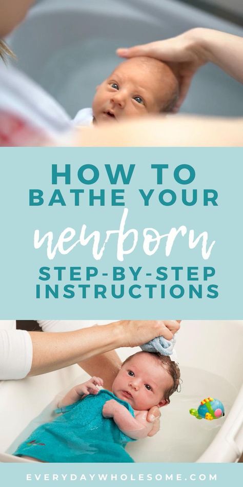 Detailed steps on how to bathe a newborn baby. How often should you bathe a newborn baby? How to sponge bathe a newborn baby. Routine For Newborn, Baby Trivia, Newborn Bath, Baby Routine, Newborn Baby Care, Baby Information, Newborn Baby Tips, Newborn Mom, Baby Life Hacks