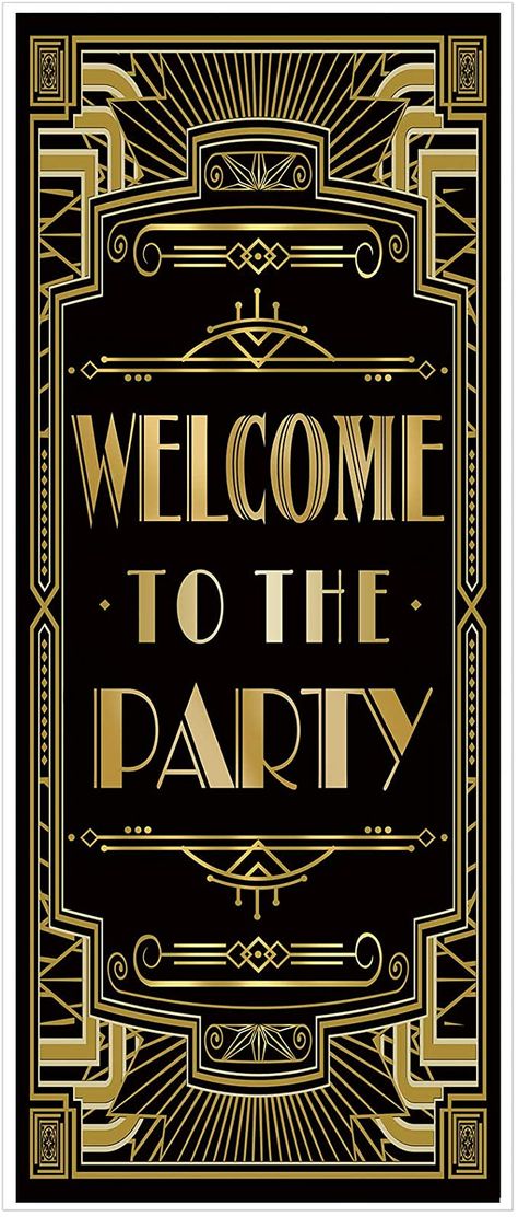 20s Poster, Roaring 20s Party Decorations, Roaring 20s Art, Roaring 20s Birthday Party, Roaring 20s Art Deco, Roaring 20s Theme, Gatsby Birthday Party, Jazz Party, Gatsby Party Decorations