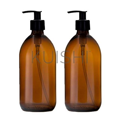 Amber Glass Soap Dispenser, Bottle Dispenser, Glass Soap Dispenser, Shampoo Bottles, Amber Brown, Feature Tiles, Amber Glass Bottles, Pump Bottle, Soap Pump