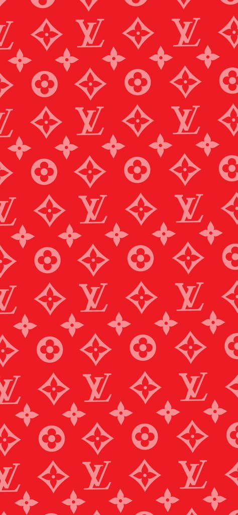 Red Wallpapers For Iphone, Aesthetic Wallpaper For Phone, Mobile Aesthetic, Louis Vuitton Cake, Red Wallpapers, Chanel Wallpapers, Wallpaper For Phone, Louis Vuitton Supreme, Retro Wallpaper Iphone