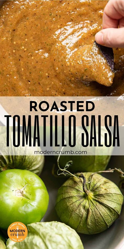 Canned Salsa Verde Recipe, Salsa Molcajete, Catering Meals, Guacamole Salsa Recipe, Roasted Tomatillo Salsa Verde, Tomatillo Recipes, Tomatillo Salsa Recipe, Mexican Dinners, Roasted Tomatillo Salsa