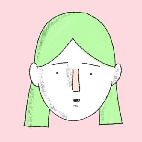 New trending GIF on Giphy Shaking Head Drawing, Pink Drawing, Cute Girl Illustration, Girls Illustration, Newest Trends, Art Videos, Gif, Snoopy, Drawings