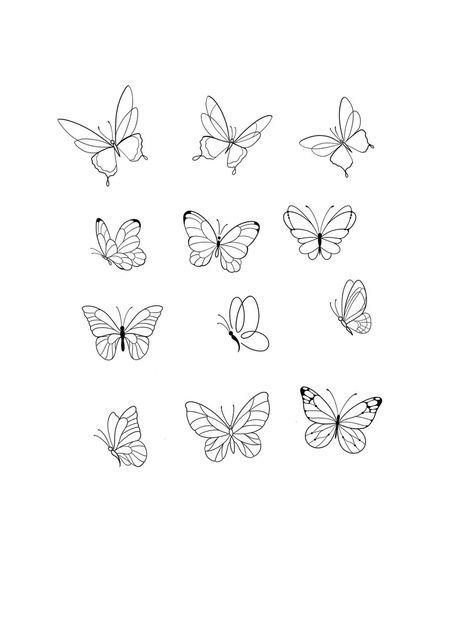 Tiny Buterfluffy Tattoo, Butterfly Finger Tattoos For Women, Line Finger Tattoos For Women, Simple Line Butterfly Tattoo, Girly Fine Line Tattoo, Small Fine Line Butterfly Tattoo, Minimal Butterfly Tattoo Design, Fine Line Butterfly Tattoo Design, Fine Line Butterfly Tattoos