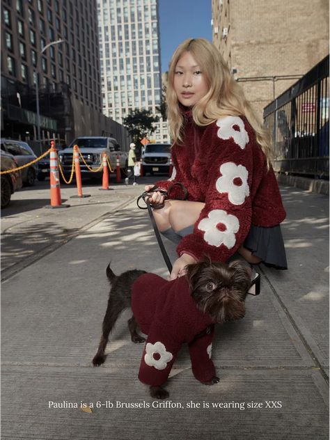 Lil Grass Fleece - SANDY LIANG X LITTLE BEAST – Little Beast Mother Goals, Dog Onesies, Pet Essentials, Dog Photoshoot, Sandy Liang, Dog Branding, Dog Ideas, Dachshund Puppies, Pet Fashion