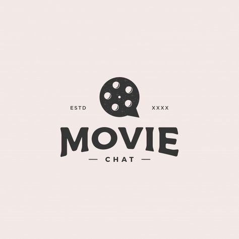 Smile Logo, Chat Logo, Negative Space Logos, Film Logo, Movie Club, Camera Logo, Instagram My Story, Word Design, Logo Business