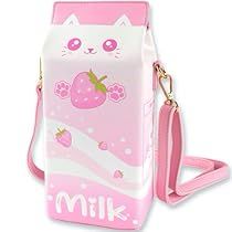 Cute Pink Bag, Anime Ears, Milk Cat, Kawaii Bag, Kawaii Bags, Pastel Kawaii, Cat Purse, Purse Pink, Gift Inspo