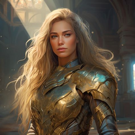 Elf Paladin Female, Woman With Horns, Woman In Armor, Sun Queen, Golden Armor, Golden Warriors, Fantasy Queen, Throne Of Glass Books, Barbie Wedding Dress