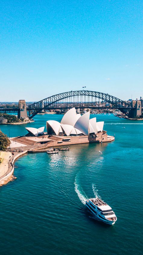 Australia Wallpaper, Sidney Australia, Sydney Travel, Sydney City, Harbour Bridge, Sydney Harbour, Booking Flights, Aerial Photo, Famous Places