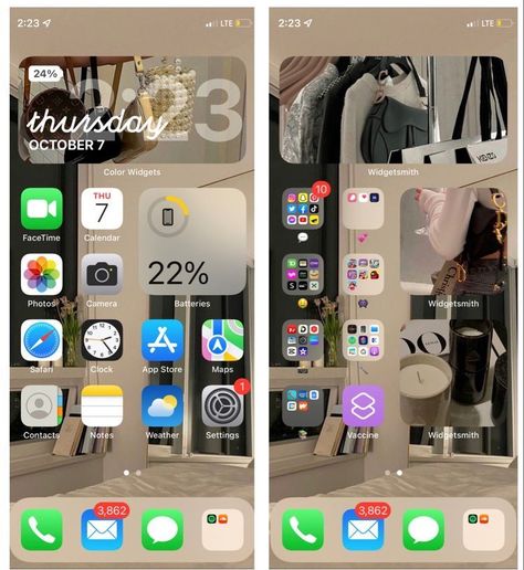 What’s On My Iphone Aesthetic, Iphone Layout Homescreen Ideas Aesthetic, Organisation Iphone Apps, Dark Home Screen, Iphone App Organization, Iphone Organization Screens, Home Screen Ideas Iphone, Home Screen Icons, Phone Apps Iphone