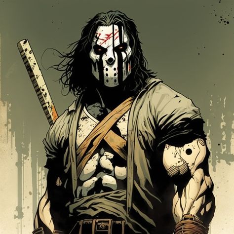 Casey Jones Fanart, Tmnt Casey Jones, Casey Jones Tmnt, Casey Jones, Indie Comic, Superhero Villains, Comic Poster, Joker Art, Nerd Alert