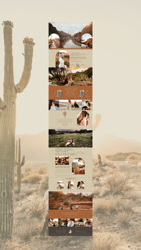 Photography website design ideas Country Website Design, Western Website Design, Southwest Branding, Desert Website Design, Watercolor Website, Desert Branding, Desert Poster Design, Desert Font Design, Moody Desert Photography