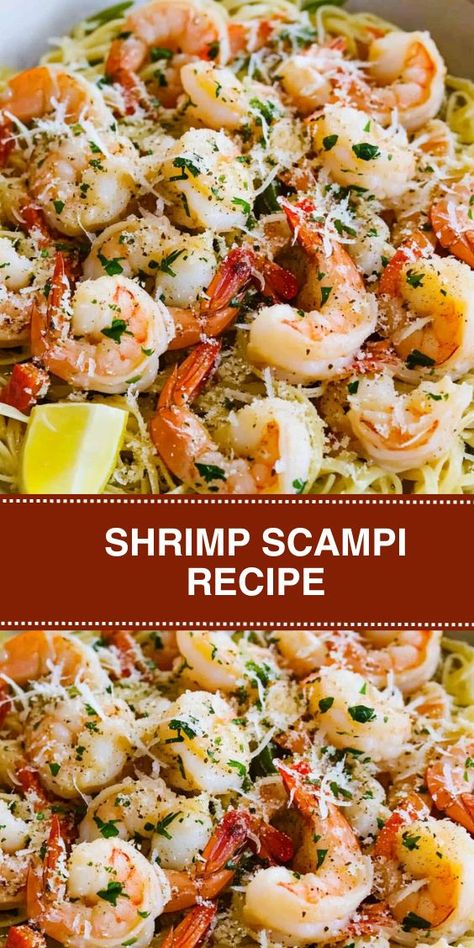 Make this Shrimp Scampi with Asparagus and Tomatoes for a quick and flavorful dinner that’s ready in under 30 minutes. Perfect for seafood lovers, this easy pasta dish combines succulent shrimp, fresh veggies, and a Shrimp And Crab Scampi, Shrimp Scampi In Oven, Pasta Shrimp Scampi, Easy Shrimp Scampi Pasta, Shrimp With Noodles Recipes, Shrimp Scampi With Asparagus, Spaghetti And Shrimp Recipes, Quick And Easy Shrimp Dinner Recipes, Shrimp Recipes For Dinner Healthy