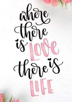 Love. Life. Fonts Ideas, Quotes Calligraphy, Calligraphy Quotes Doodles, Handwriting Ideas, Art Cricut, Brush Lettering Quotes, Inspiration Typographie, Calligraphy Doodles, Strong Typography