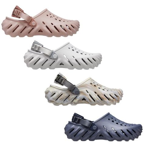 TheShoeGame on Instagram: "Available now. LINK IN BIO. Crocs Echo Clog in 4 new colors. One color is ‘Marble’ edition (+$5) Easy cop, no raffle necessary 😎" Crocs Echo Clog Outfit, Croc Echo, Crocs Echo Clog, Echo Clog, Crocs Echo, Exercise Outfits, Guys Fashion Casual, New Crocs, Guys Fashion