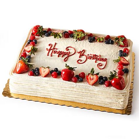 1/2 Sheet Chantilly Cake | Publix Super Markets Publix Birthday Cakes, Publix Cakes, Chantilly Cake, Cake Almond, Cream Frosting, Beautiful Cake, 50th Wedding Anniversary, 50th Wedding, Sheet Cake