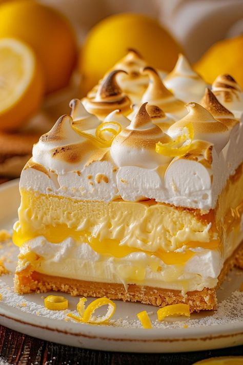 | Page 2 of 248 | From My Kitchen To Yours... Lemon Cheesecake Filling, Meringue Recipes, Fun Cheesecake Recipes, Fluffy Meringue, Lemon Curd Cheesecake, Meringue Cheesecake, Meringue Topping, Lemon Meringue Cheesecake, Homemade Lemon Curd