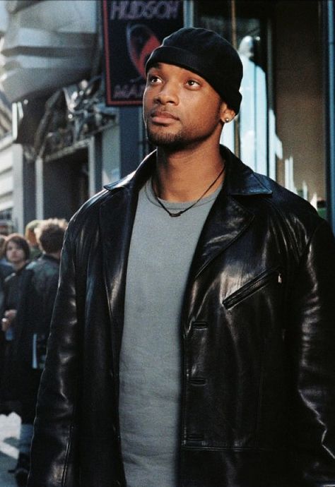 Will Smith Bad Boys, Bad Boys Movie, After Earth, Winter Leather Jackets, Best Leather Jackets, Leather Coat Jacket, Leather Coats, I Robot, Long Leather Coat