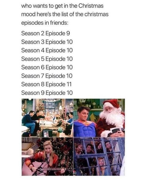 Friends Addiction on Instagram: "Thank me later Buy Amazing Christmas Merch🎅🎄 with the link in Bio📌" Friends Tv, Christmas Episodes, Funny Friends, Friends Christmas, Season 8, Friends Tv Show, Christmas Mood, Season 4, Season 3