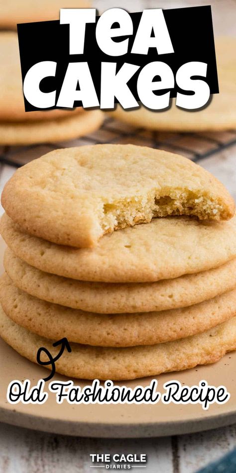 Get a taste of the South with this old fashioned recipe for Southern tea cakes. These soft and buttery cookies are perfect for serving with a cup of tea. Tea Cakes Old Fashioned Easy, Teacakes Recipe Old Fashioned Tea Cakes, Tea Cakes Old Fashioned, Best Tea Cake Recipe, Teacakes Recipe, Old Fashion Tea Cake Recipe, Tea Cake Cookie Recipe, Old Fashioned Tea Cakes, Tea Cookies Recipe