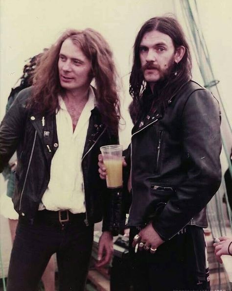 Eddie Clarke and Lemmy Eddie Clarke, Rocker Aesthetic, Lemmy Motorhead, Lemmy Kilmister, Sun Rise, Iron Horse, 80s Music, Psychobilly, Heavy Metal Bands