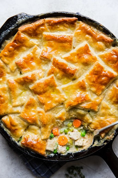 Easy Chicken Pot Pie Recipe, Creamy Chicken Pot Pie, Chicken Pie Recipe, Chicken Pot Pie Filling, Homemade Chicken Pot Pie, Chicken Pot Pie Recipe, Pot Pie Filling, Modern Proper, Pot Pie Recipe