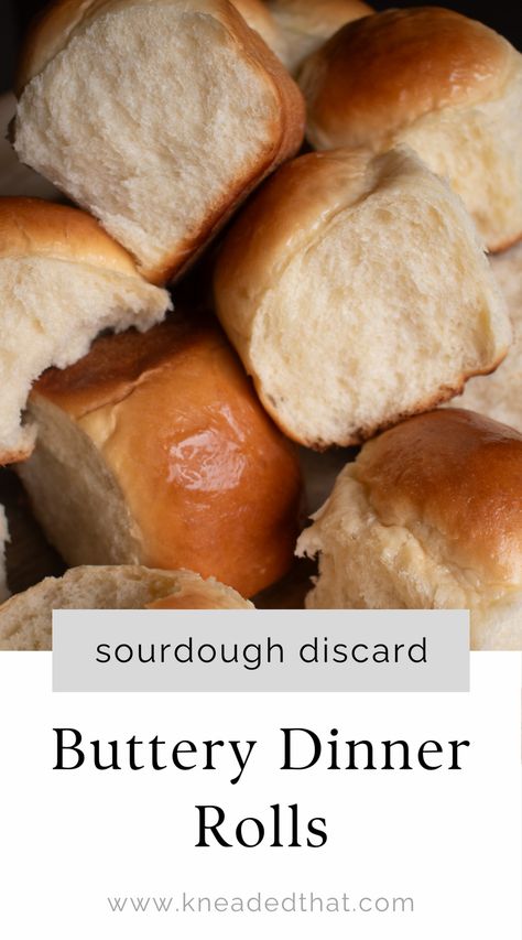 These soft and buttery sourdough discard dinner rolls are the perfect side dish idea for you next weeknight dinner! Sourdough Discard Recipes Easter, Discard Sourdough Dinner Rolls, Sourdough Texas Roadhouse Rolls, Sourdough Dinner Rolls Discard, Soft Sourdough Dinner Rolls, Sourdough Buns Dinner Rolls, Sourdough Rolls From Discard, Discard Dinner Rolls, Sourdough Discard Dinner Rolls