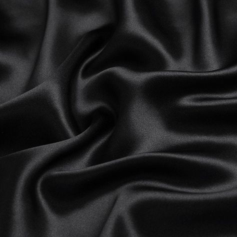 Tela, Black Satin Fabric, Light Navy Blue, Silk Satin Fabric, Satin Noir, Wedding Fabric, Silk Pillowcase, Silk Charmeuse, Stretch Satin