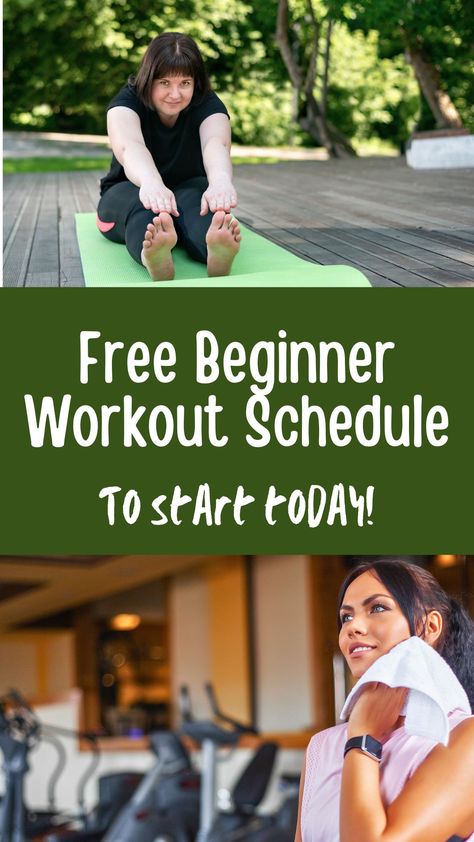 Free Beginner Workout Schedule-Actionable Wellness Beginner Workout Schedule At Home, Workout Schedule At Home, Beginner Workout Schedule, Beginner Workout At Home, Beginner Workouts, Build Strength, Beginner Workout, Improve Flexibility, Stretching Exercises